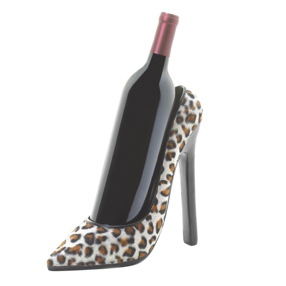 High heel wine bottle outlet holder bed bath and beyond