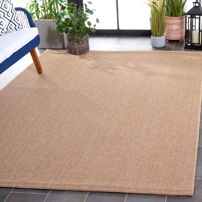 SAFAVIEH Sisal All-Weather Ajrie Indoor/Outdoor Waterproof Patio Backyard Rug