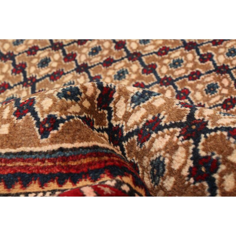 ECARPETGALLERY Hand-knotted Konya Anatolian Brown Wool Rug - 3'7 x 12'10