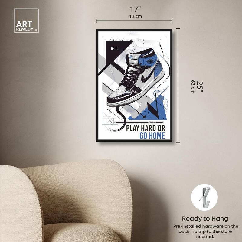 Play Hard Go Home Canvas by Art Remedy