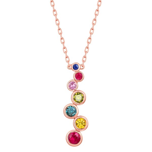 pink ruby stone necklace