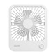 preview thumbnail 1 of 4, JisuLife Ultra-Thin Rechargable Table Fan FA26, White