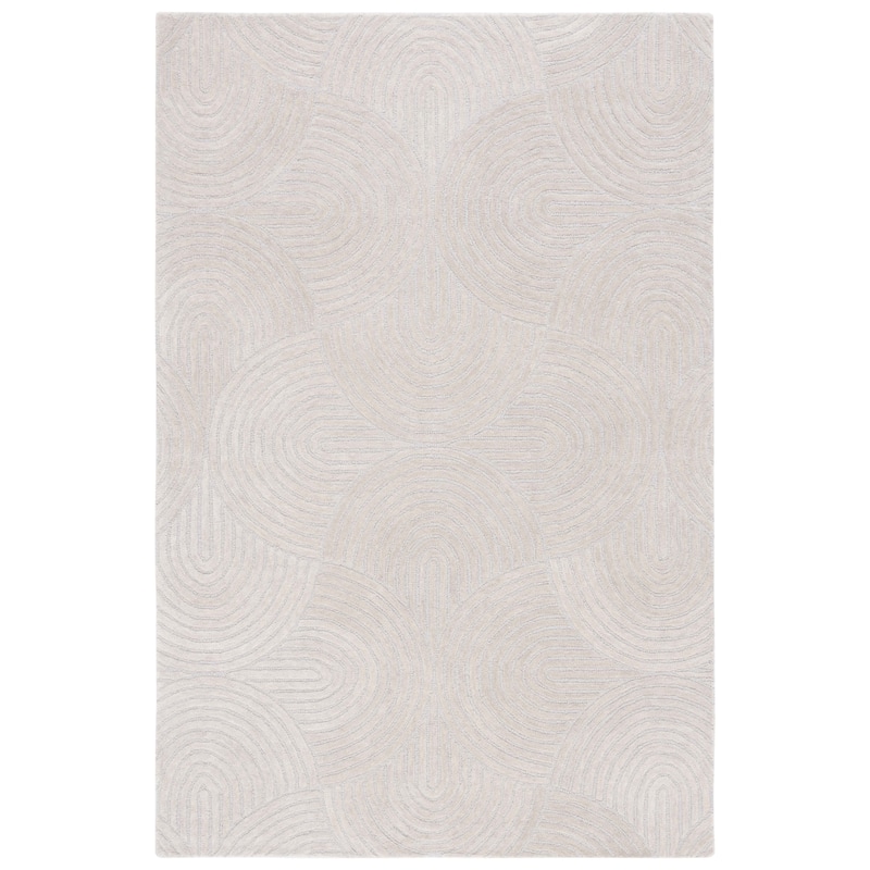 SAFAVIEH Handmade Chatham Hildelies Modern Wool Rug - 6' x 9' - Grey