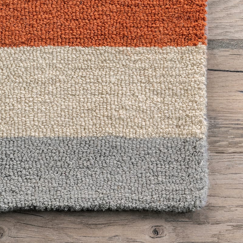 Nuloom Cori Wool Abstract Contemporary Area Rug