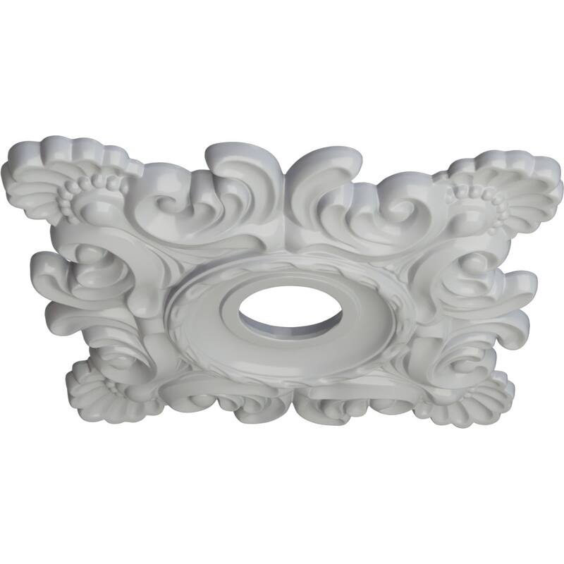 18"W x 18"H x 3 1/4"ID x 1 1/2"P Crawley Ceiling Medallion