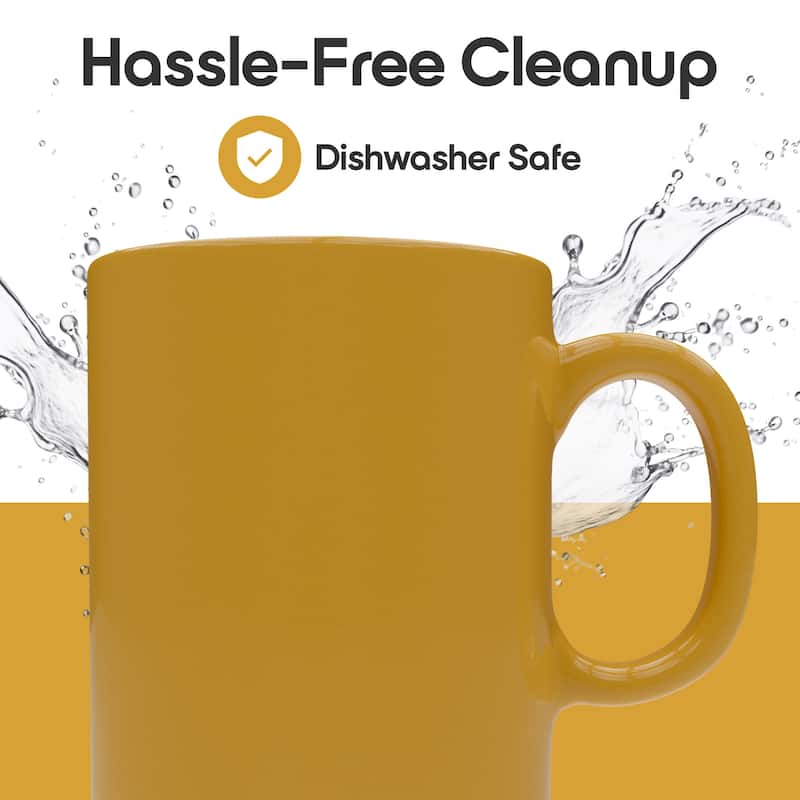 Omniware Teaz Cafe 11 oz Classic Mug - 3" D x 3.75" H