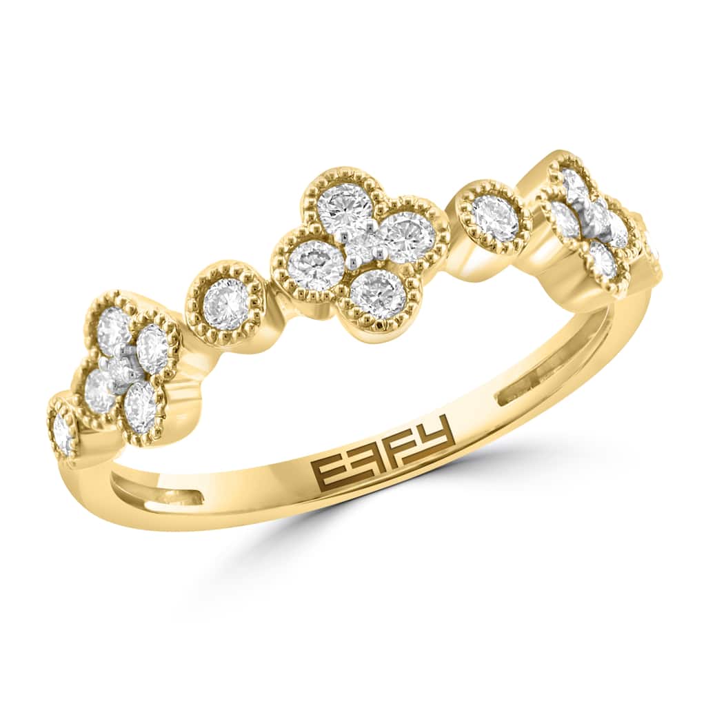Effy Women's 14K Yellow Gold Diamond Ring
