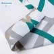 preview thumbnail 25 of 24, Jarvenpaa Geo Trellis Pattern Window Valance - 52 x 18
