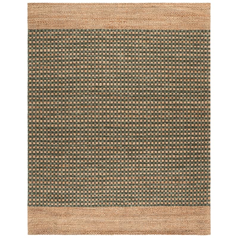 Martha Stewart by SAFAVIEH Handmade Enne Jute Rug - 9' x 12' - Natural/Green