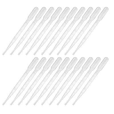 Disposable Pasteur Pipettes Liquid Drop Droppers Graduated 150mm Long - Clear