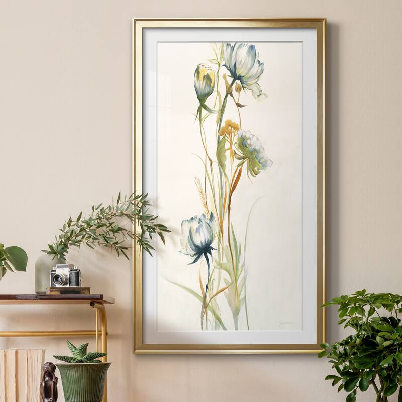 LATE SUMMER WILDFLOWERS I- Premium Gallery Wrapped Print - Ready to Hang