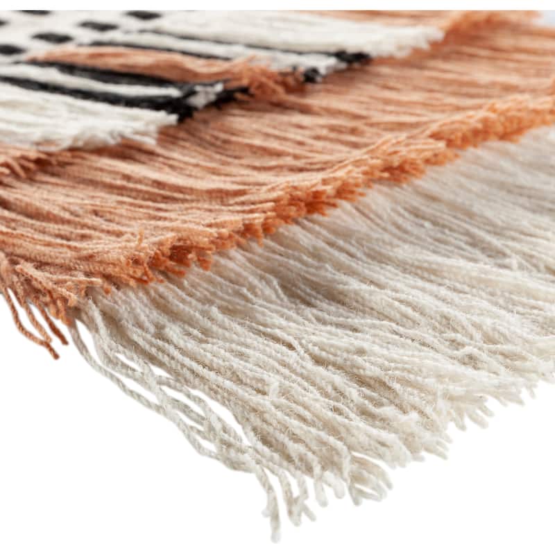 Artistic Weavers Kamilah Textured Layered Fringe Wall Hanging - 32"H x 20"W