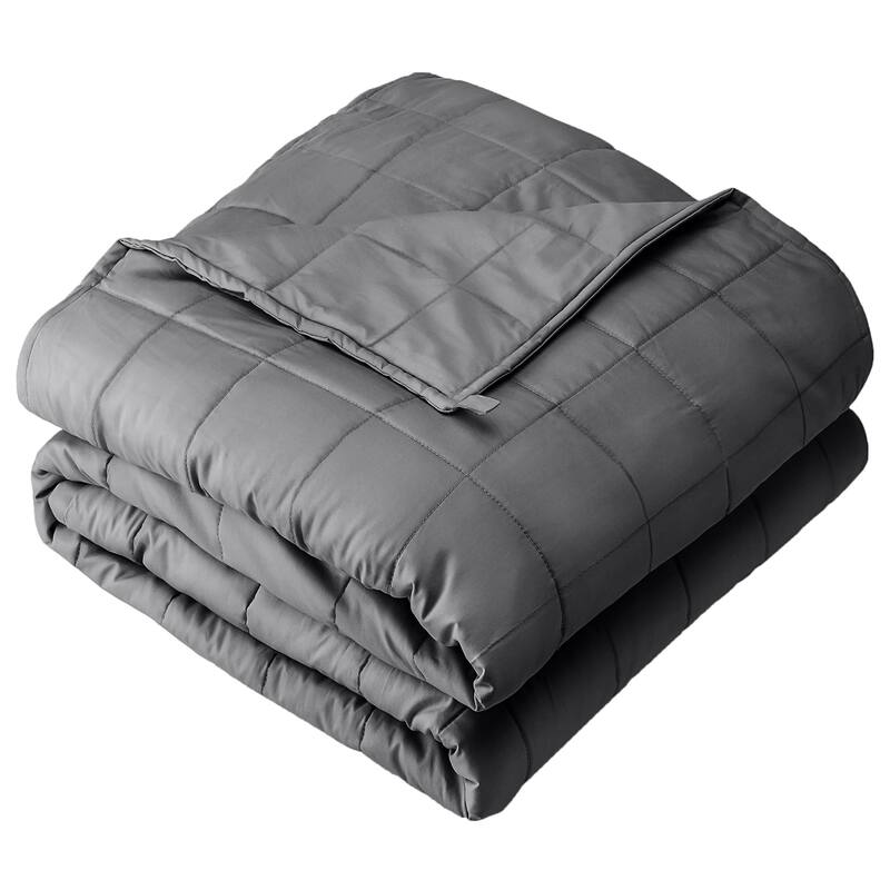 Bare Home Weighted Sensory Blanket - 60"x80" - 22lbs - Cotton Grey