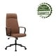 preview thumbnail 8 of 13, Porthos Home Shea Office Chair with Tilt Mechanism, PU Upholstery