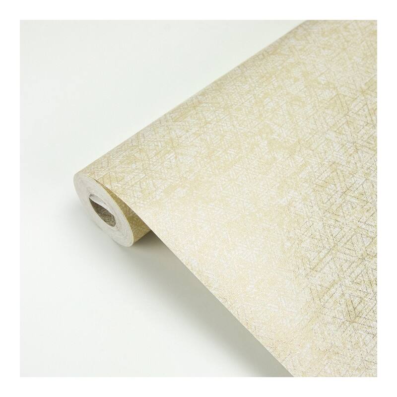 Brewster Cosmic Champagne Geometric Wallpaper - 21 x 396 x 0.025