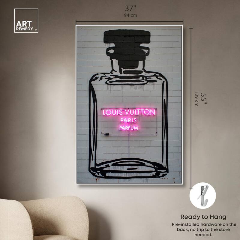 Parisian Parfum Pop Canvas by Art Remedy