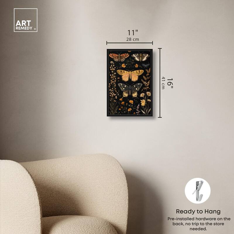 Winged Visitors II Canvas by Art Remedy
