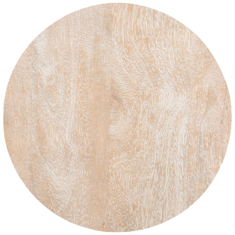 SAFAVIEH Aveline Modern Rattan Round Coffee Table - 31.5" W x 31.5" L x 17.7" H - 32Wx32Dx18H