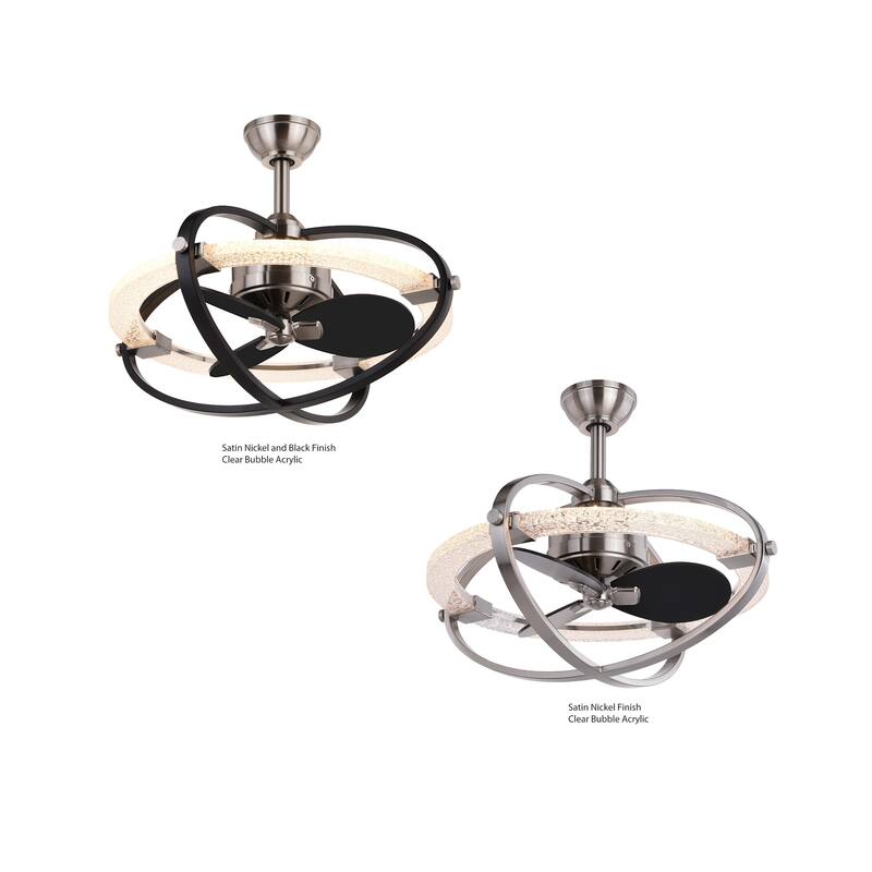 Vaxcel Lighting Galileo 22" 3 Blade LED Ceiling Fan with Remote
