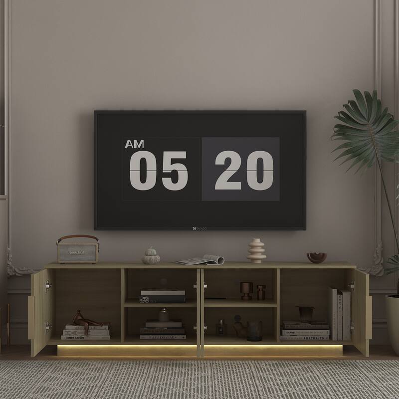 Entertainment Center Side Cabinet for Living Room, Bedroom TV Stand Media Console Cabinet Buffet Cabinet