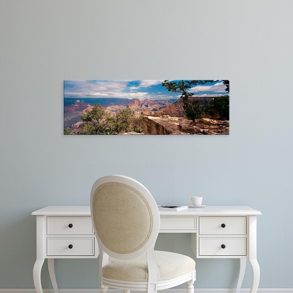 Easy Art Prints Panoramic Images's 'Rock formations, Mather Point, Grand Canyon National Park, Arizona' Canvas Art