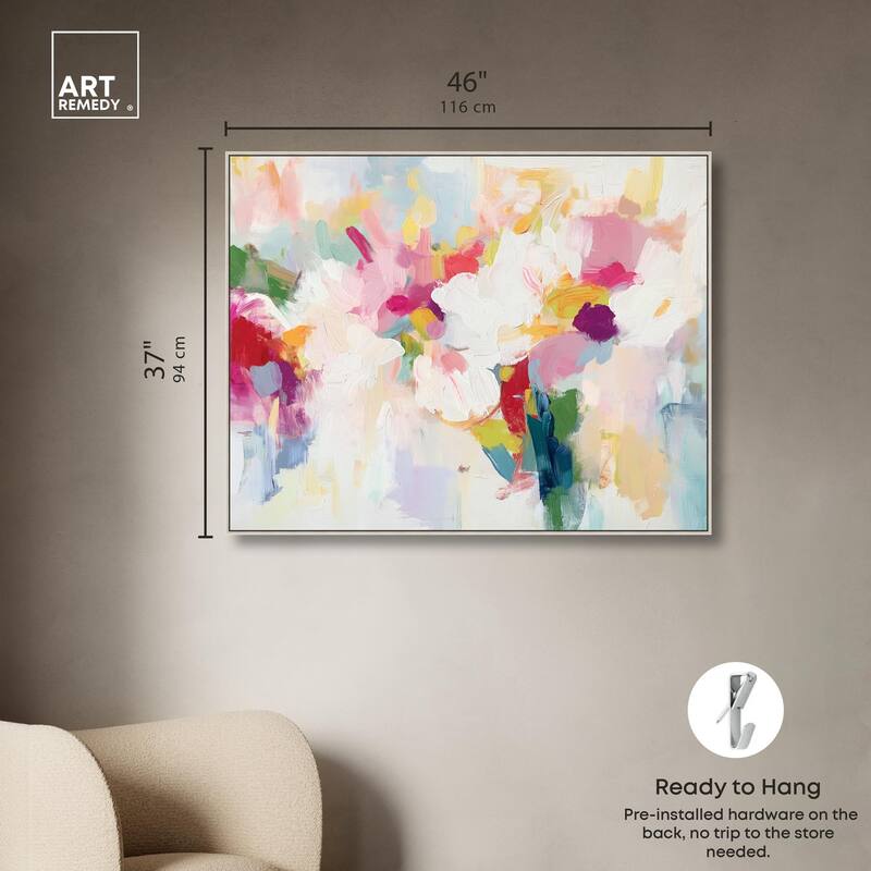 Saturated Colors I Canvas by Art Remedy
