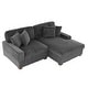 preview thumbnail 55 of 153, 118.4"W Plush Modular Sectional Sofa with Pillows