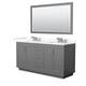 Option Dark Gray, Nickel Trim, Giotto Quartz Top