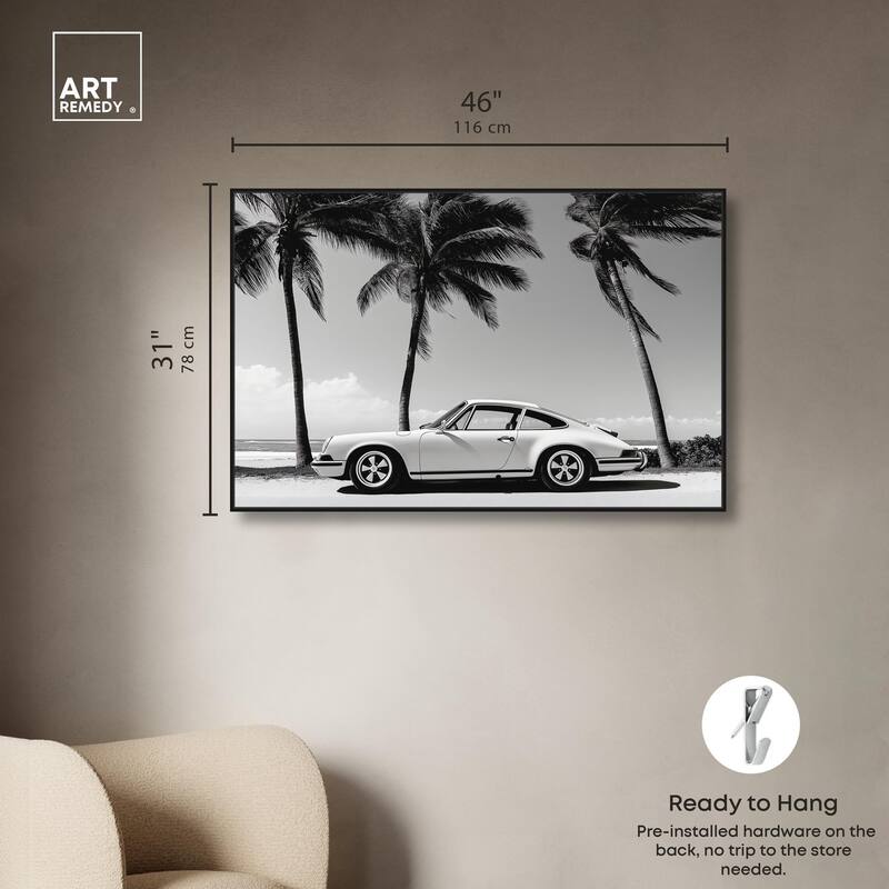 Analog Vintage Car Canvas by Art Remedy