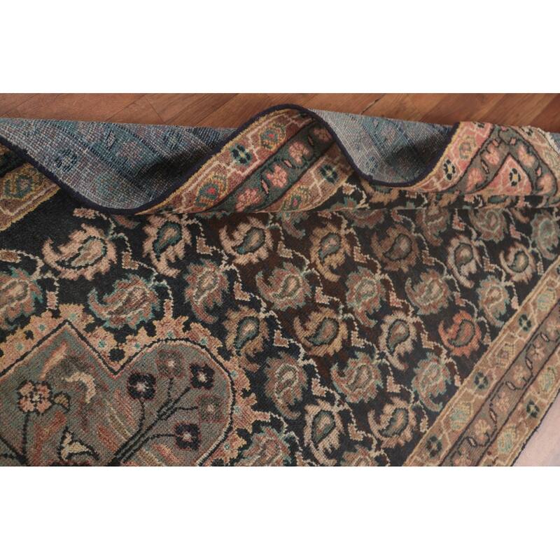 Mahal Persian Runner Rug Wool Carpet - 3'7"x 10'4"