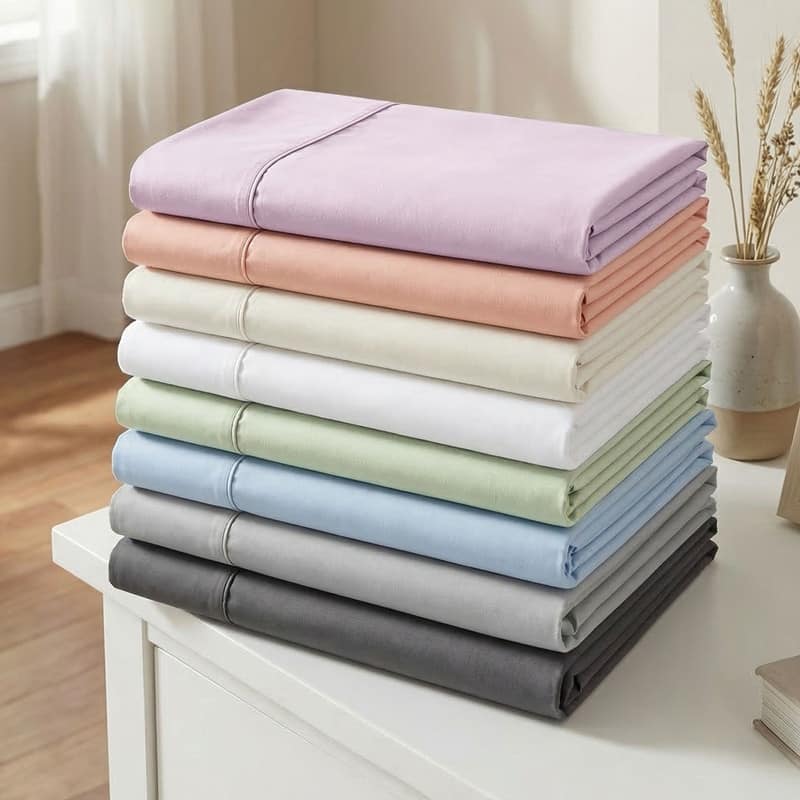 Superior Solid 1000-Thread Count Cotton Blend Deep Pocket Sheet Set