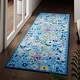 preview thumbnail 53 of 65, Nature Floral Non-Slip Machine Washable Colorful Modern Area Rug