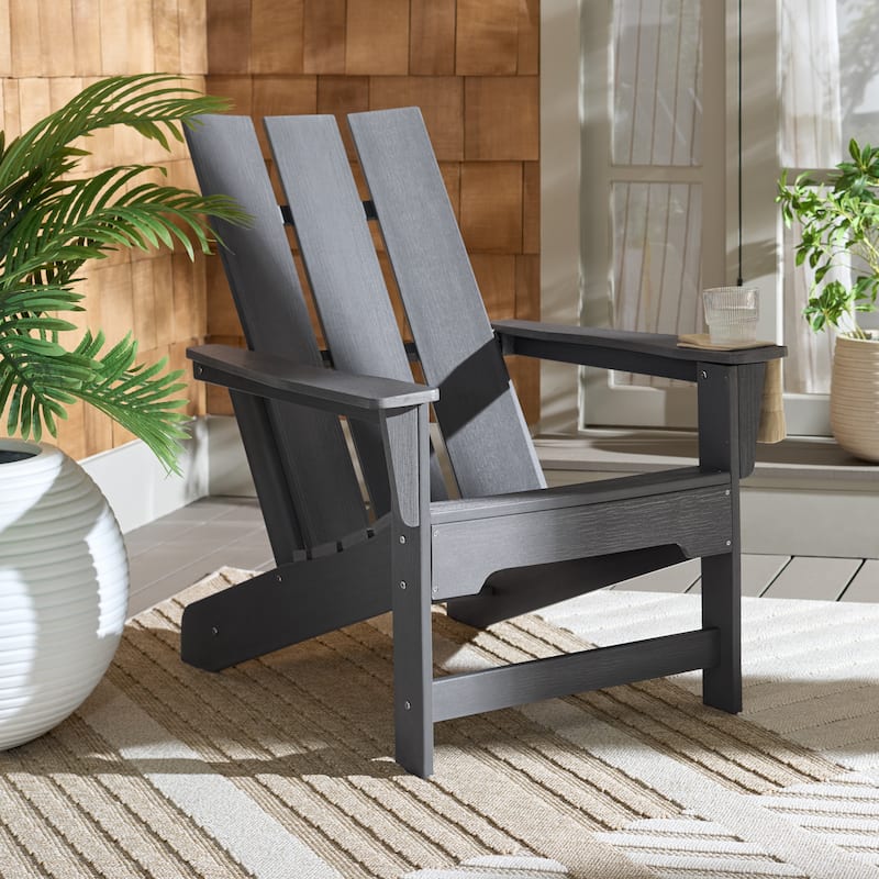 SEI Furniture Olivia Adirondack Chair - 32"W x 30"D x 36"H - Grey