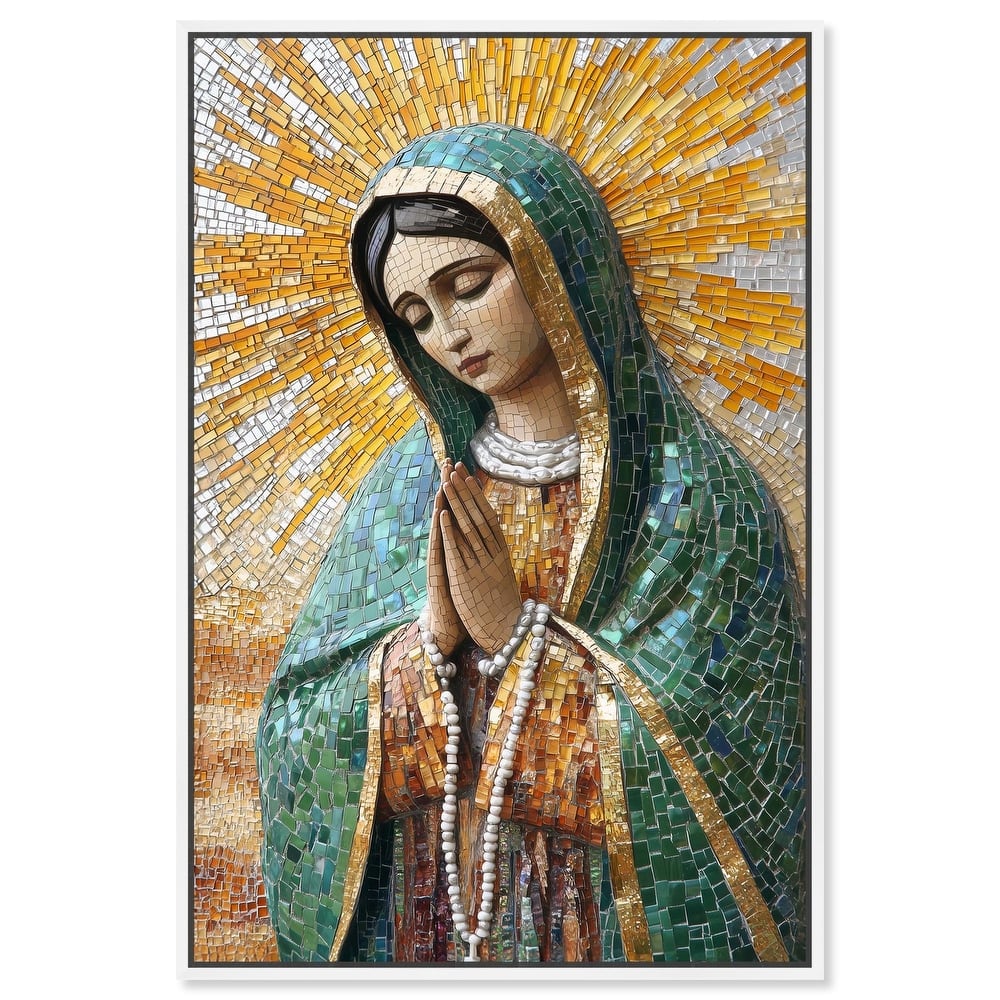 Tessellated Tepeyac Vision Canvas by Art Remedy