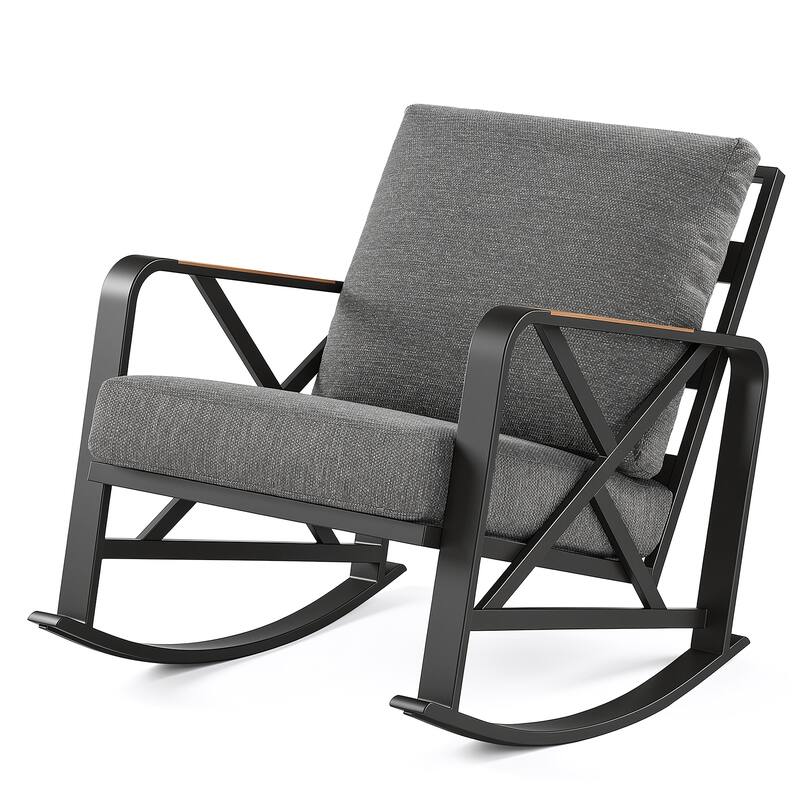 Patio Rocker With Cushions