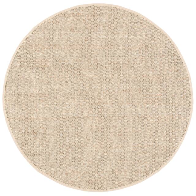 SAFAVIEH Natural Fiber Marina Basketweave Seagrass Rug