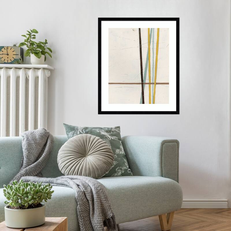 Tangle No. 2 by June Erica Vess Wood Framed Wall Art Print