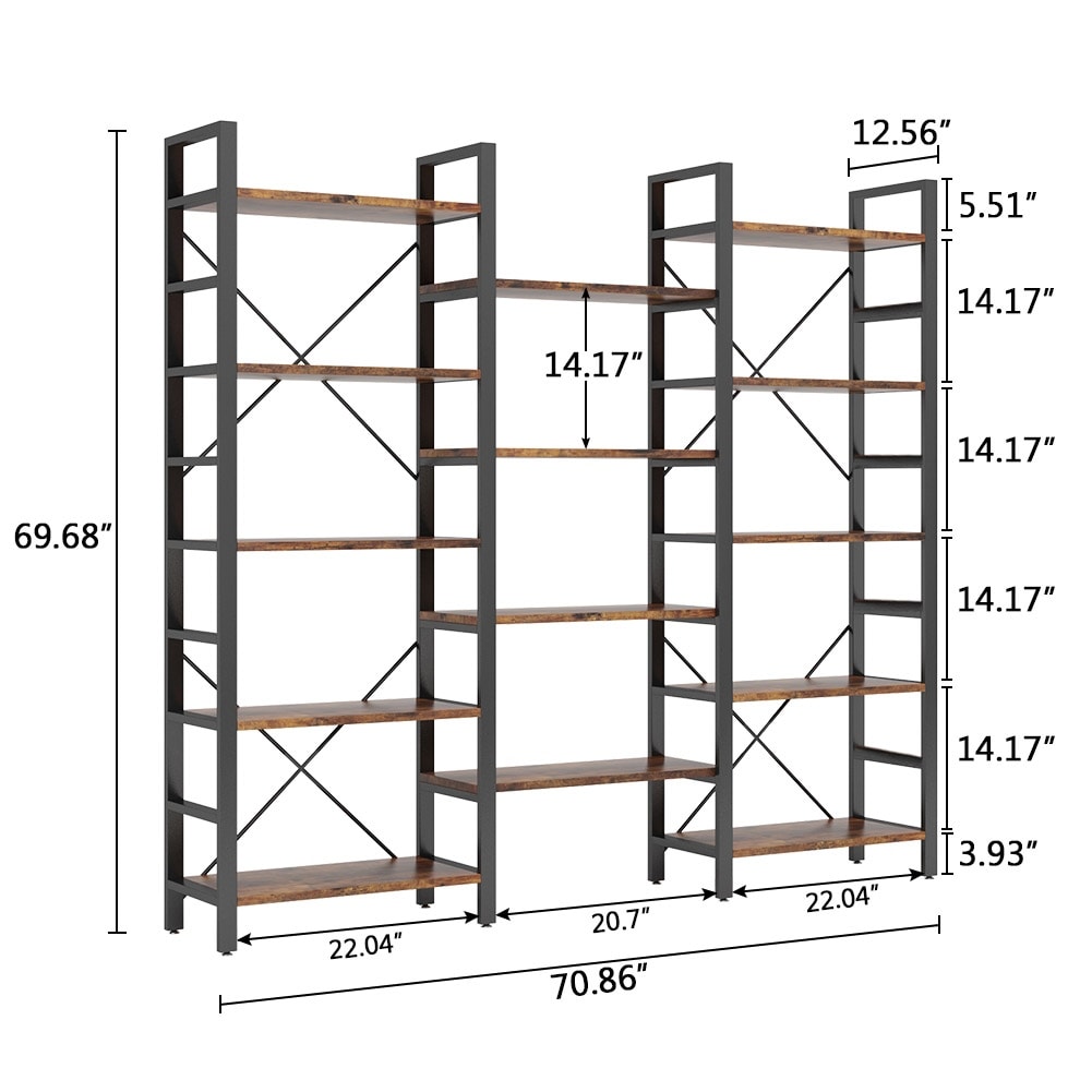 https://ak1.ostkcdn.com/images/products/is/images/direct/eff0fc94ef4504617923012801dd3f0c47cc15db/Triple-Wide-5-Shelf-Bookcase%2C-Etagere-Large-Open-Bookshelf-Vintage-Industrial-Style-Shelves.jpg