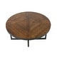 preview thumbnail 3 of 4, Carbon Loft Barnett Antique Pine Round Coffee Table
