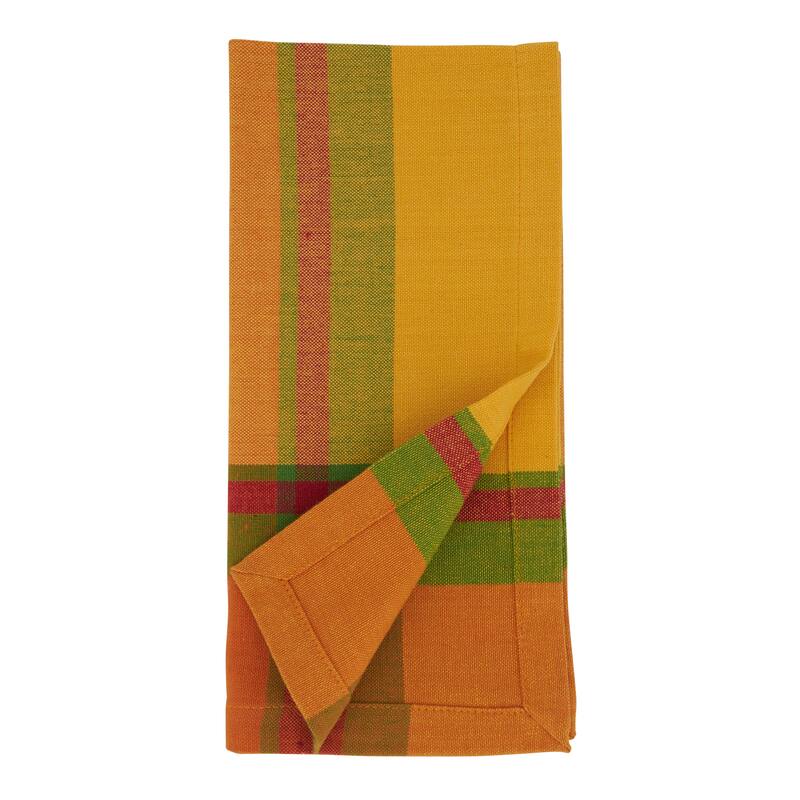 Table Napkins With Banded Border Design (Set of 4)