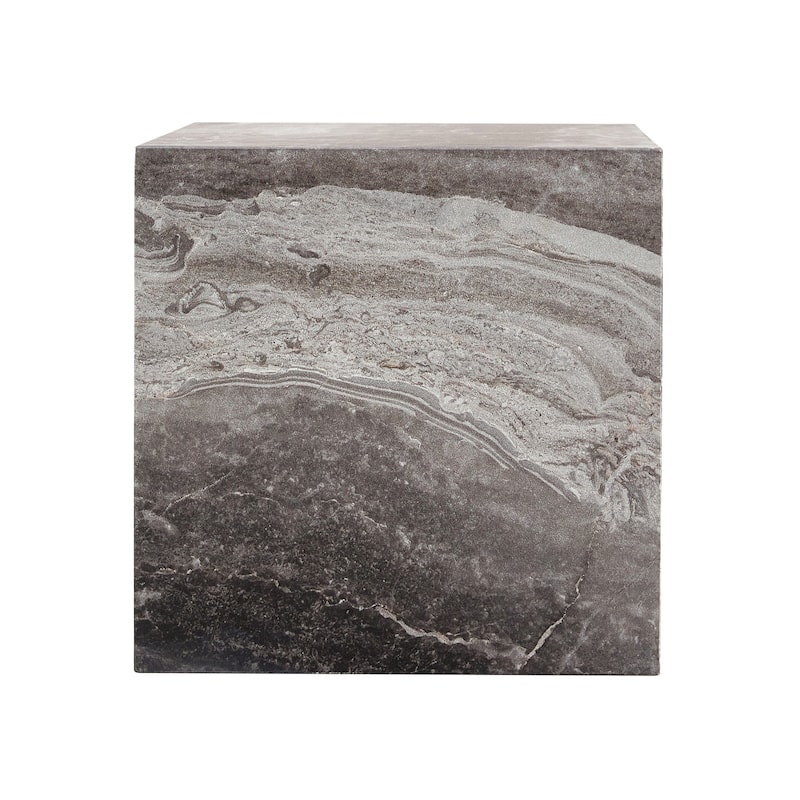 GDFStudio Alaric Wood Coffee Table with Natural Wood or Marble Texture