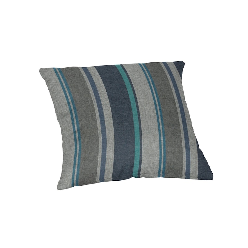 Sunbrella 16-inch Square Striped Outdoor Throw Pillow