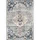 preview thumbnail 2 of 12, Nuloom Kallipoe Medallion SplashGuard Machine Washable Area Rug