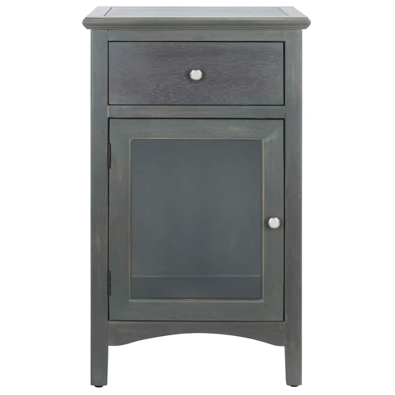 SAFAVIEH Nonie End Table - 17.9" x 15" x 30.1" - 18Wx15Dx30H - Ash Grey