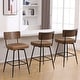 preview thumbnail 115 of 136, 26"/29" Faux Leather Swivel Counter/Bar Stools Set of 2/3