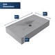 preview thumbnail 5 of 7, Karran Mirage Quartz 32 inch Bathroom Vessel Sink