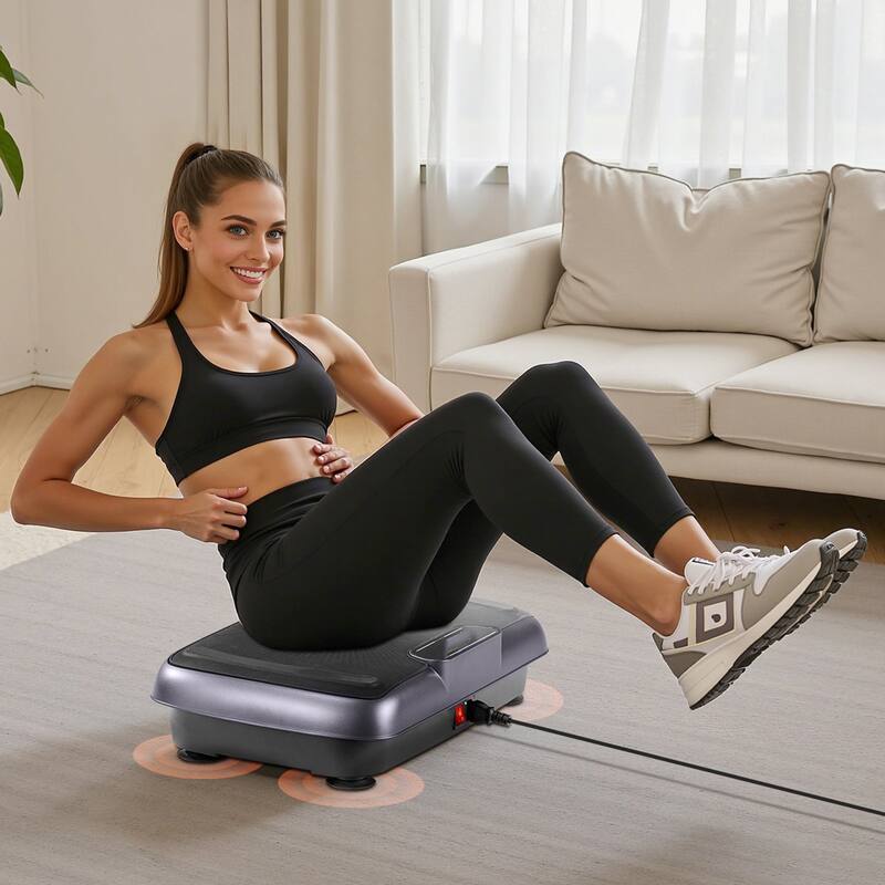 3D Vibration Plate Exercise Machine – 99 Speed Levels, Full-Body Workout Platform with Foot Acupressure
