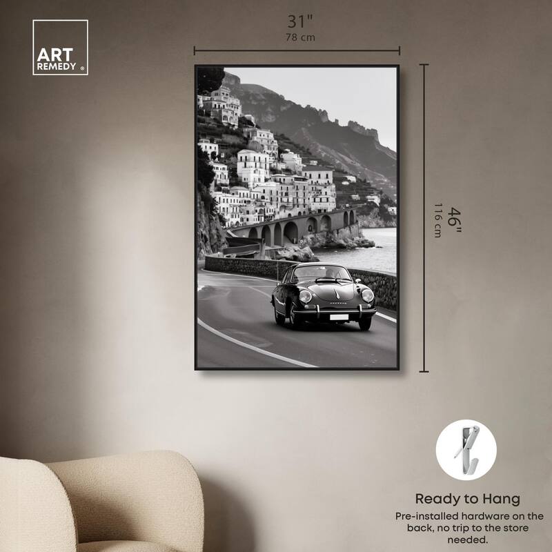 Drive through the Town Canvas by Art Remedy
