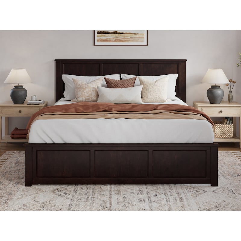 AFI Madison Platform Bed with Matching Footboard & Trundle