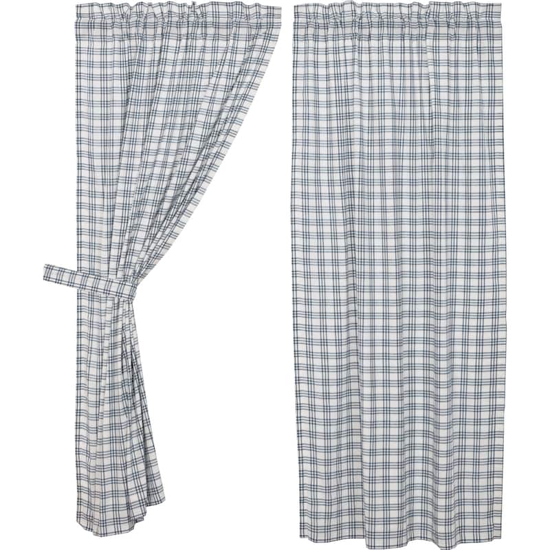 Sawyer Mill Plaid Short Panel Set - Short Panel 63x36 - Short Panel 63x36
